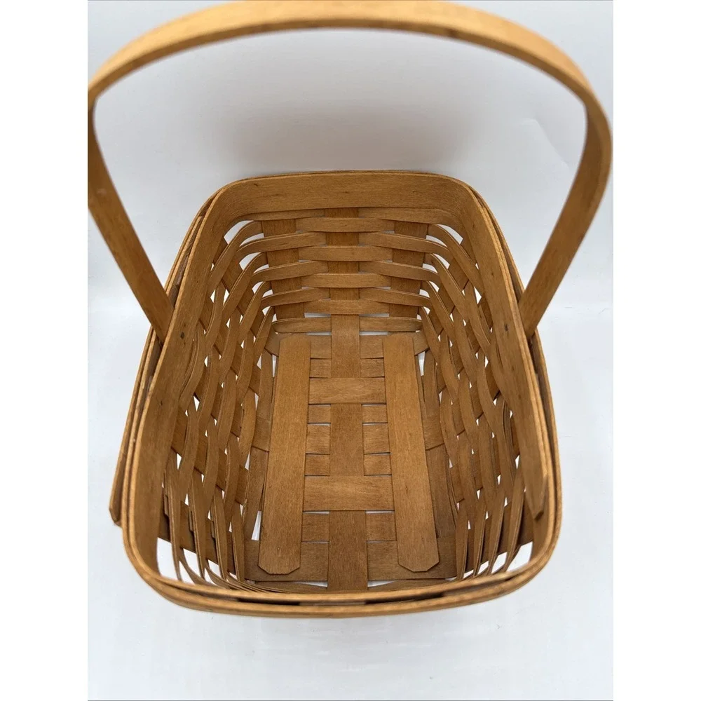 Vintage Longaberger Dresden Basket Swing Handle Small 8x10.